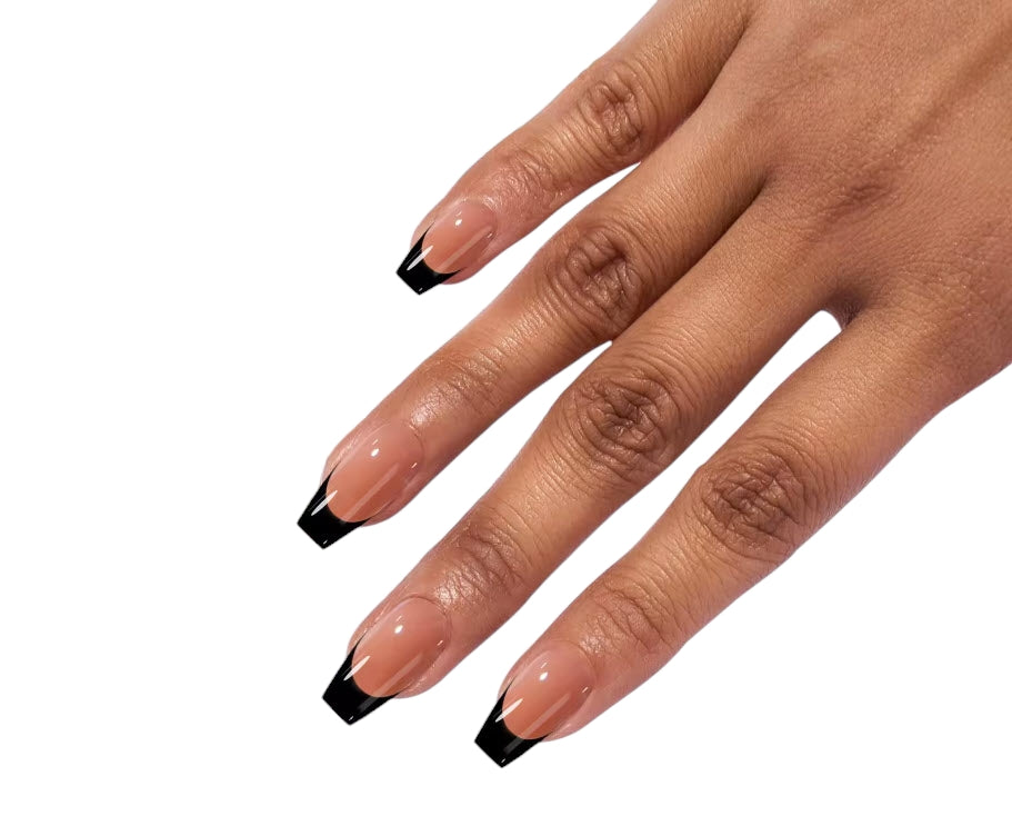 Gel Press-On Nails French Lösnaglar
