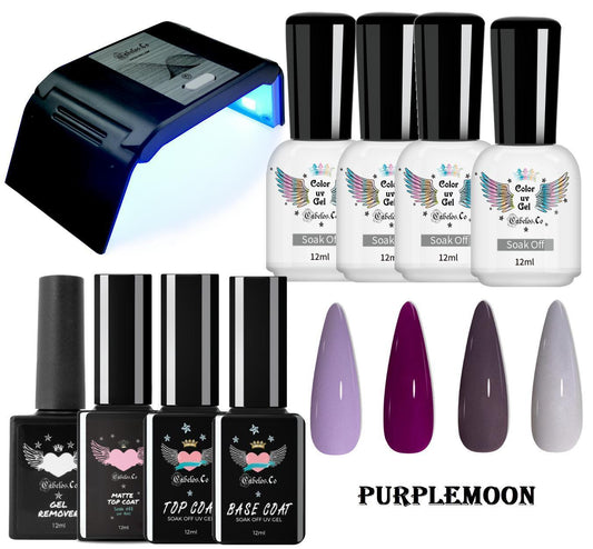 Gellak Negle Sæt med Lampe