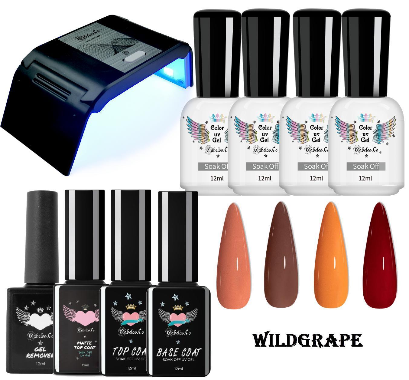 Gellack Nagel Kit med Uv Lampa - SugarPepper.se