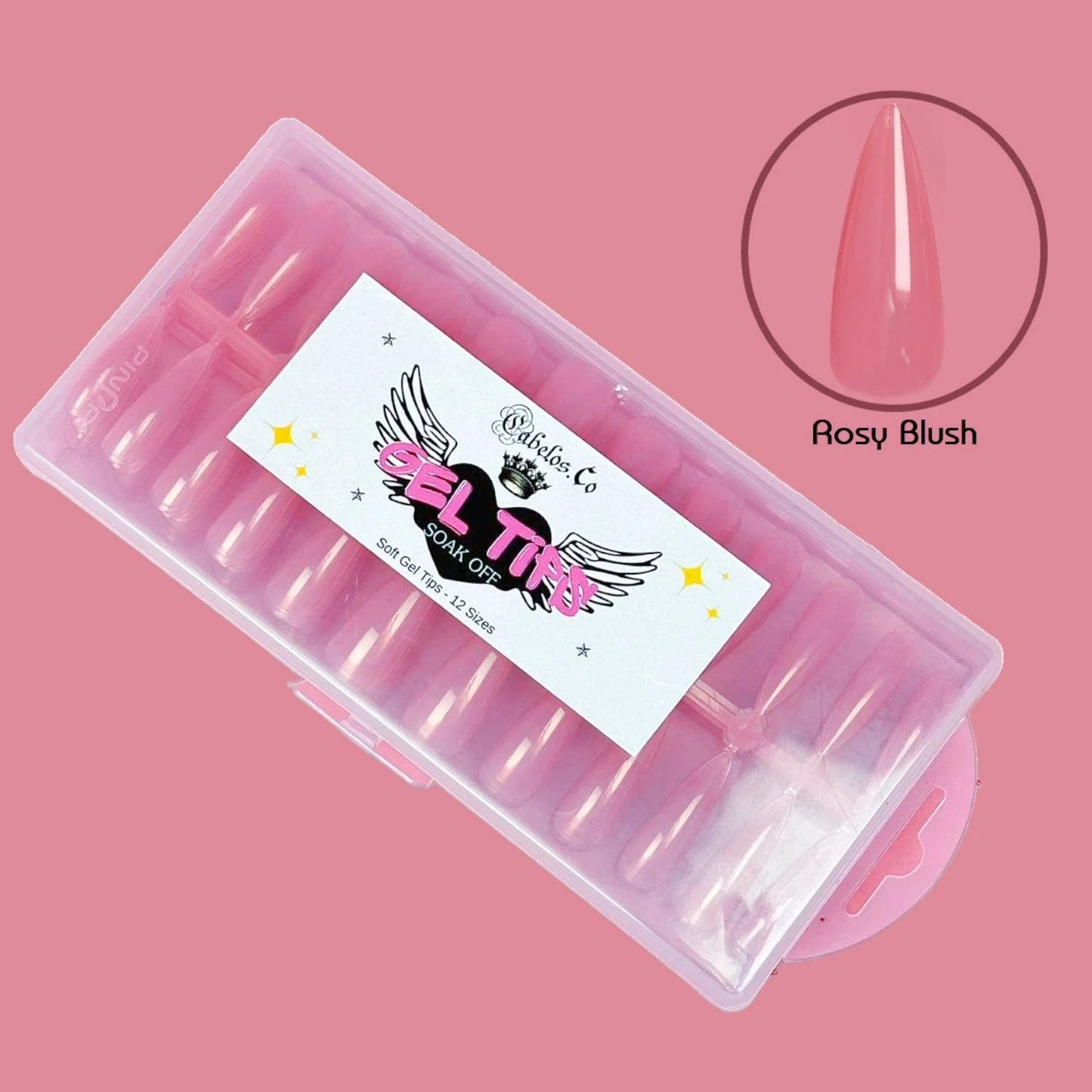 False Nails Press-On Soft Gel Nude Nails