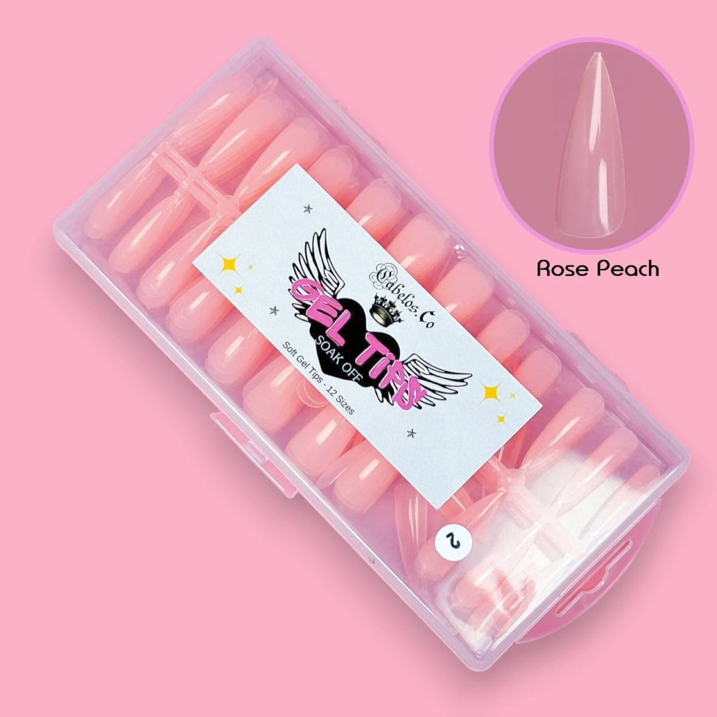 False Nails Press-On Soft Gel Nude Nails