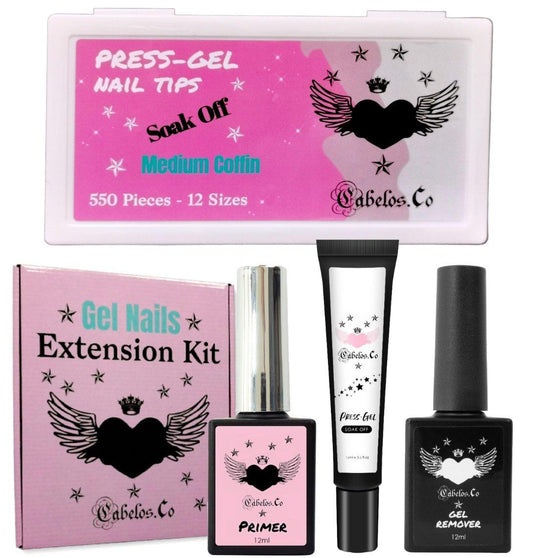 Press-on naglar Tippar Kit, Press-on negle Tip Kit, Press-on nail Tip Kit