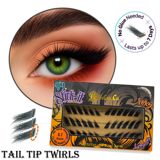 DIY cat eye fransar Stick-it Lashes – gör-det-själv lösögonfransar i cat eye-stil med upp till 7 dagars hållbarhet utan lim