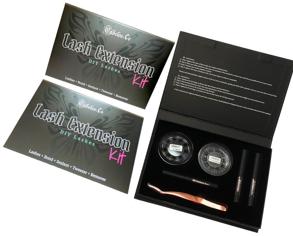 DIY Lash Extension Kit Ögonfransförlängning, Øjenvippeforlængelser, Volumenvipper, Singlevipper