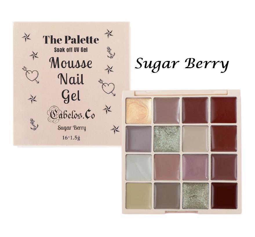 Gel Nagellack Palett – Mousse UV Gellack - SugarPepper.se