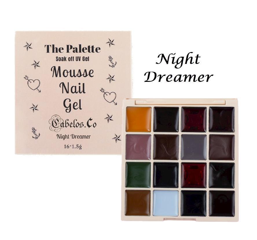 Gel Nagellack Palett – Mousse UV Gellack - SugarPepper.se