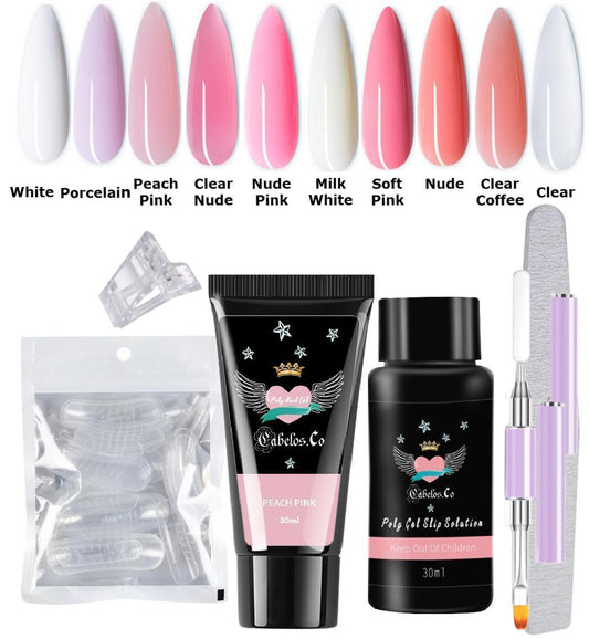 Gelenaglar- Poly Gel 30g Nails Kit - SugarPepper.se