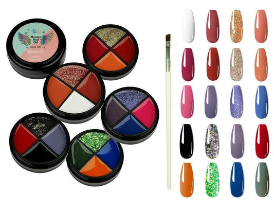 Gellack - Mousse Uv Gel Nagellack - SugarPepper.se