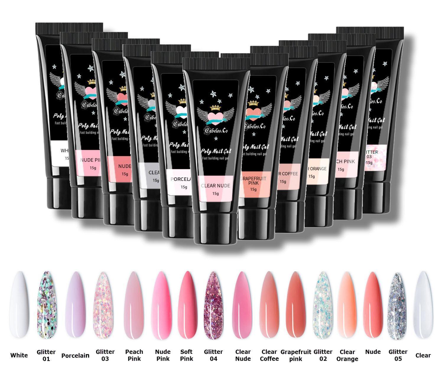 Polygel Gele negle 15g - SugarPepper.dk