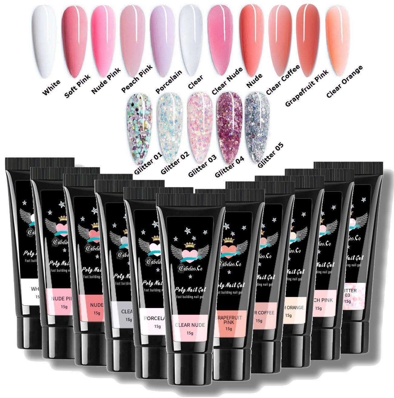 Polygel Gelnaglar 15g - SugarPepper.se