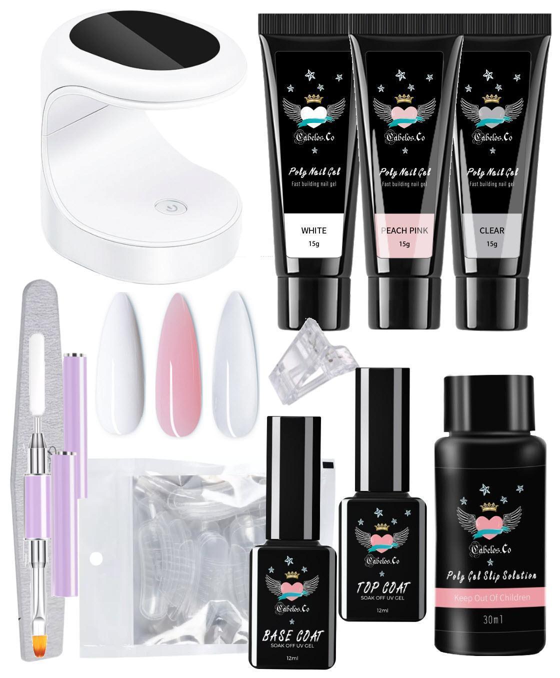 Polygel Nagelkit med Uv Lampa - SugarPepper.se