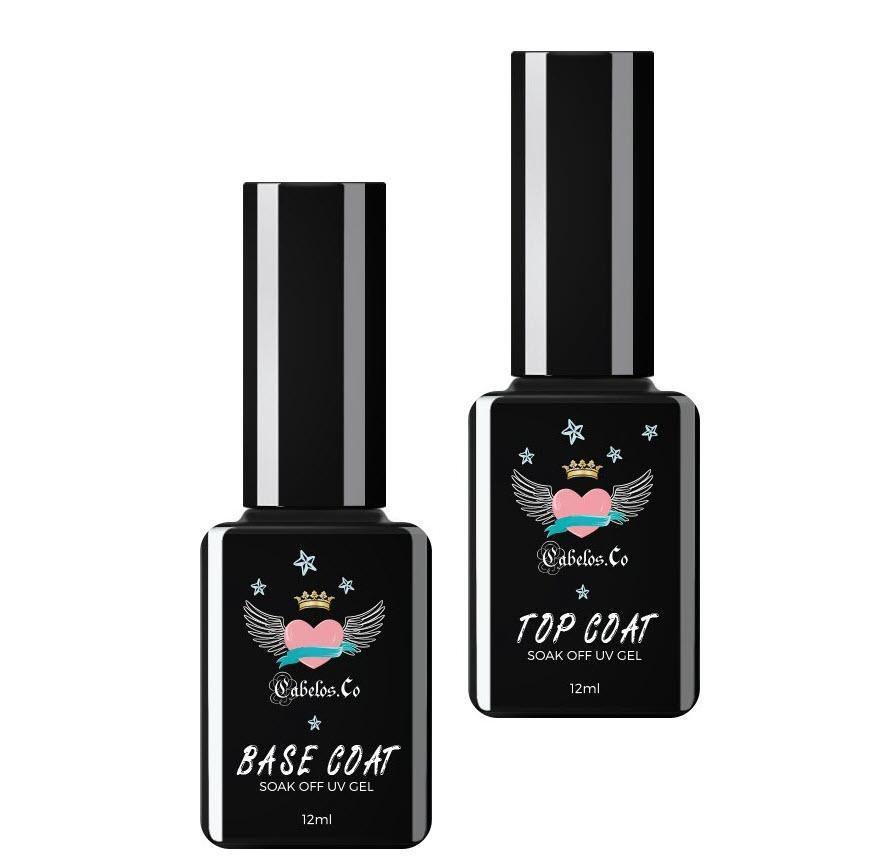 UV Top Coat & Base Coat 12 ml Cabelos.co