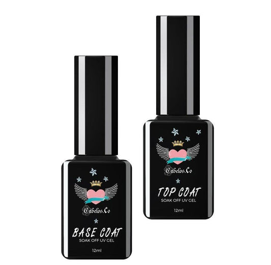 UV Top Coat & Base Coat 12 ml Cabelos.co