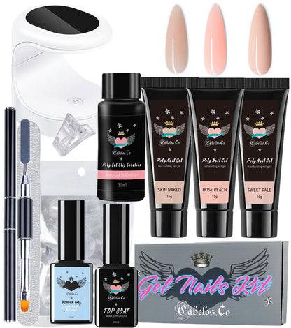 Gelenaglar Hemma Kit med UV lampa