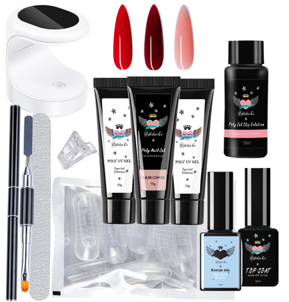 Polygel Neglesæt - Gel Negle Sæt