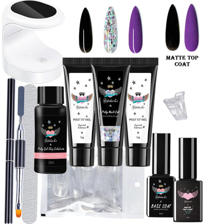 Polygel Naglar Kit